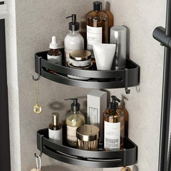 Bathroom Triangle Rack Cosmetic Storage Bath Supplies Corner Shelf Wall Storage