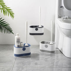 Wall Mounted Toilet Brush Household Bathroom Cleaning Set