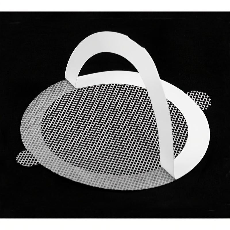 10pcs Disposable Shower Drain Hair Catcher Mesh Stickers