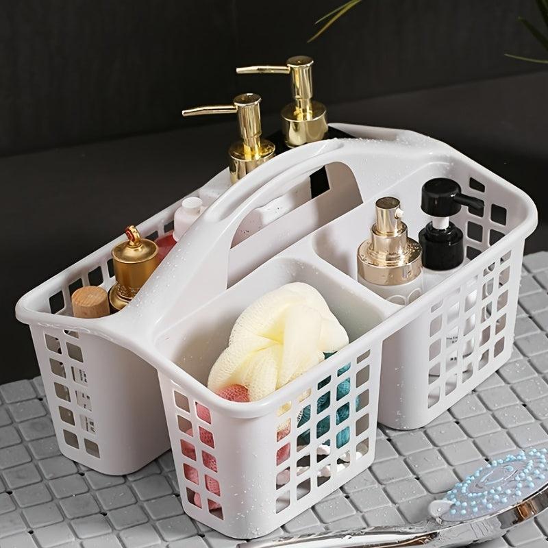Plastic Handheld Shower Basket Bathroom Storage Organizer