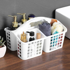 Plastic Handheld Shower Basket Bathroom Storage Organizer