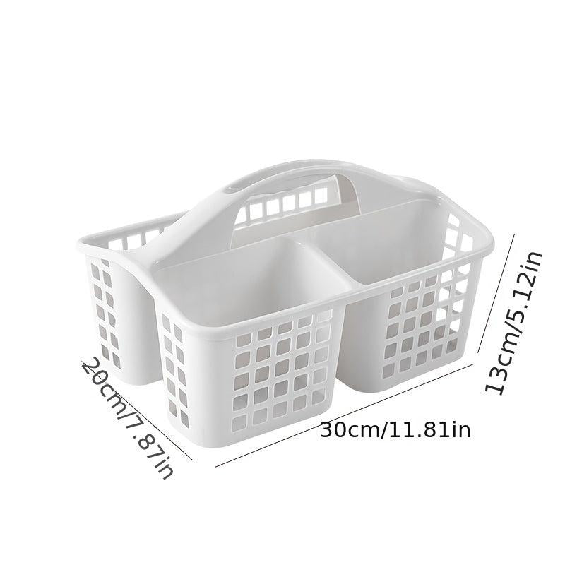 Plastic Handheld Shower Basket Bathroom Storage Organizer