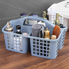 Plastic Handheld Shower Basket Bathroom Storage Organizer
