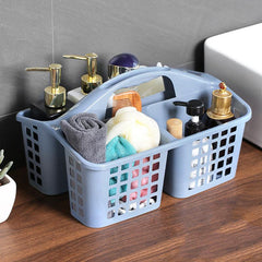 Plastic Handheld Shower Basket Bathroom Storage Organizer