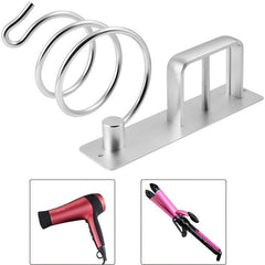 Wall Mounted Hair Dryer Holder Bathroom Storage Rack