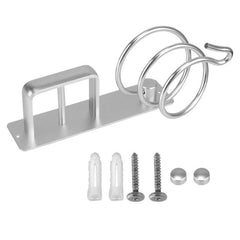 Wall Mounted Hair Dryer Holder Bathroom Storage Rack