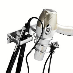Wall Mounted Hair Dryer Holder Bathroom Storage Rack