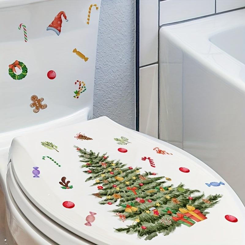 Christmas Tree Candy Sticker Home Decoration Wall Sticker