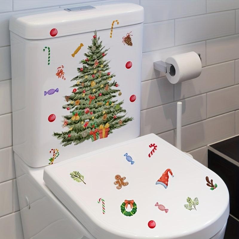 Christmas Tree Candy Sticker Home Decoration Wall Sticker