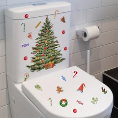 Christmas Tree Candy Sticker Home Decoration Wall Sticker