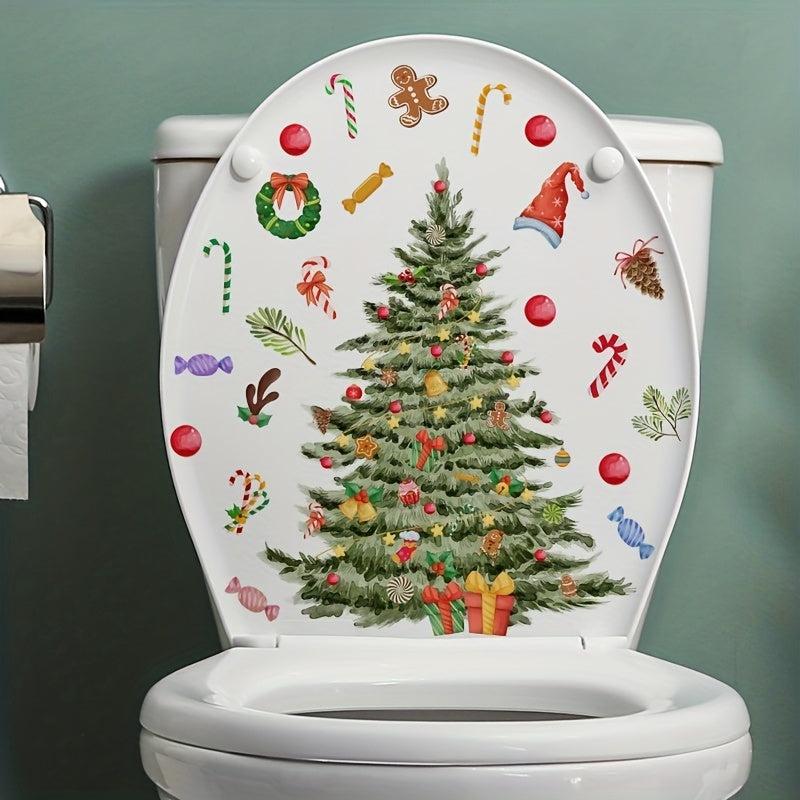 Christmas Tree Candy Sticker Home Decoration Wall Sticker