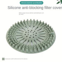 2pcs Sewer Filter Screen Hair Floor Drain Bathroom Hair Prevention Filter