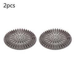 2pcs Sewer Filter Screen Hair Floor Drain Bathroom Hair Prevention Filter