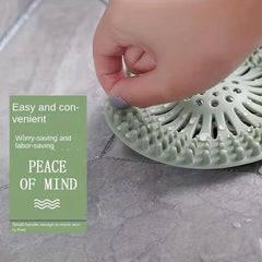 2pcs Sewer Filter Screen Hair Floor Drain Bathroom Hair Prevention Filter