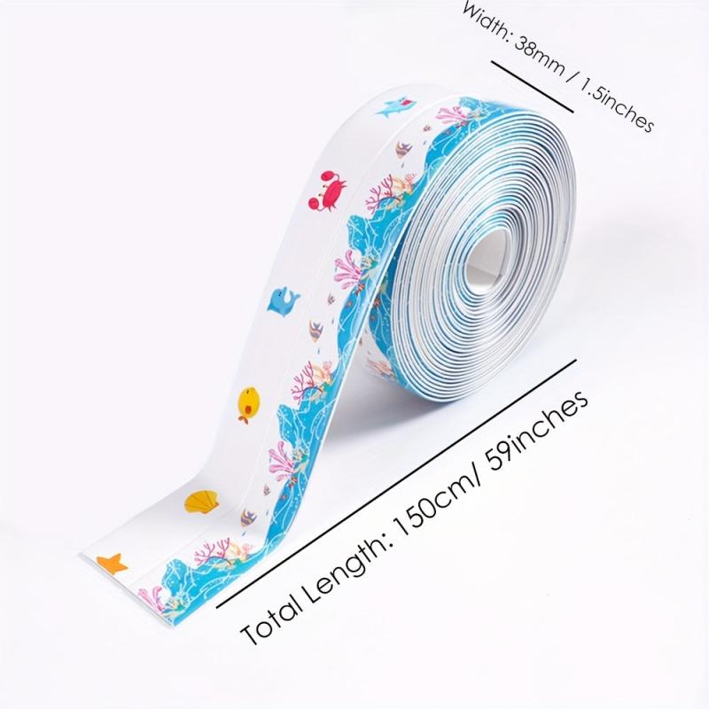 Bathroom Caulk Strip for Sink & Bathtub - Self Adhesive Tape for Toile