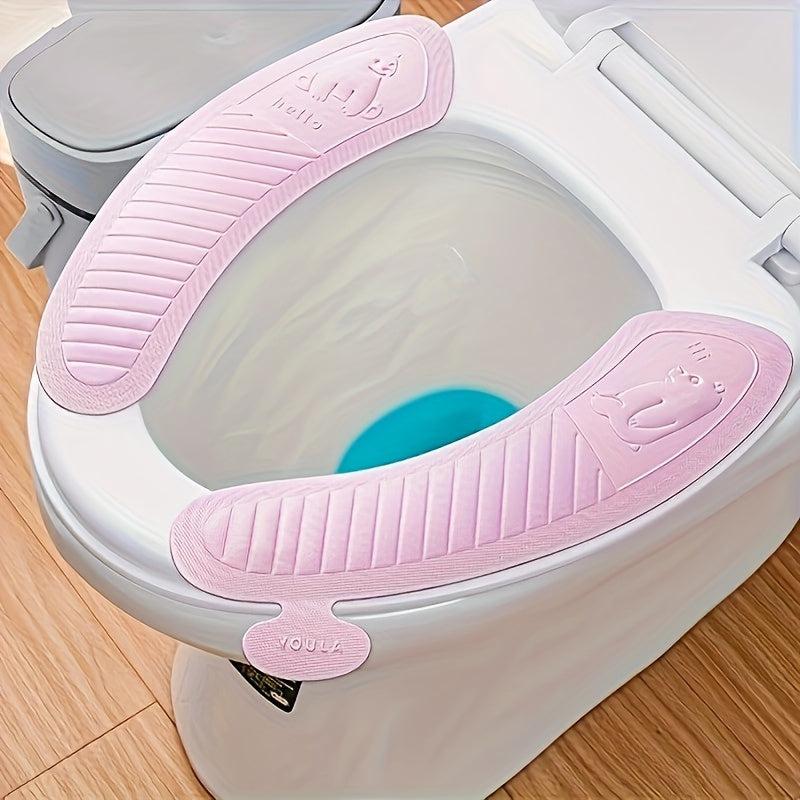Waterproof Toilet Seat Covers Non Slip Soft Toilet Cover