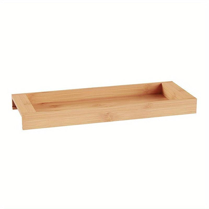 Bamboo Bathroom Vanity Tray for Towels and Cosmetics