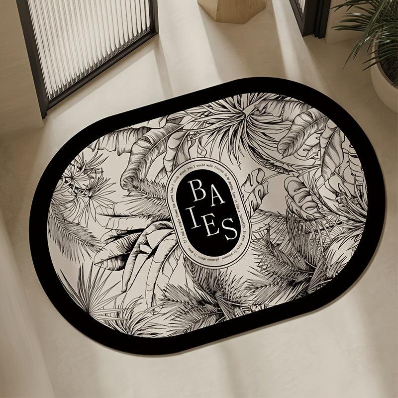 Diatom Mud Absorbent Mat Toilet Bathroom Floor Mat Non-slip Entry Door Mat