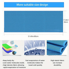 50 pcs Cooling Towel for Workout Gym Travel Yoga Outdoor Sports Stay Refreshed