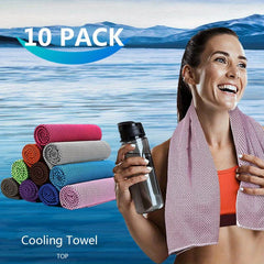 50 pcs Cooling Towel for Workout Gym Travel Yoga Outdoor Sports Stay Refreshed