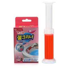 6 Types Toilet Cleaning Gel Air Freshener With Petals Scent Deodoriser