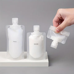 3pcs Portable Travel Makeup Packing Bag Cosmetic Lotion Shower Gel Shampoo