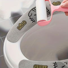 6pcs Cartoon Toilet Seat Covers Thick Padded Non Slip Soft Toilet Cover