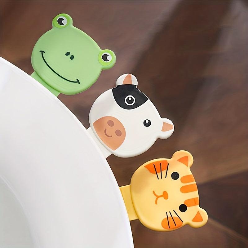 2pcs Toilet Lid Opener Anti Dirt Handle Household Toilet Lid Opener