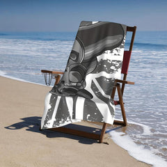 Microfiber Retro Game Pad Beach Towel - Lightweight & Absorbent