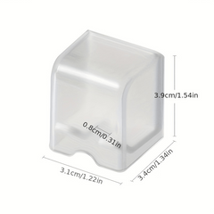 Wall Mounted Toothbrush Holder with Dustproof Lid