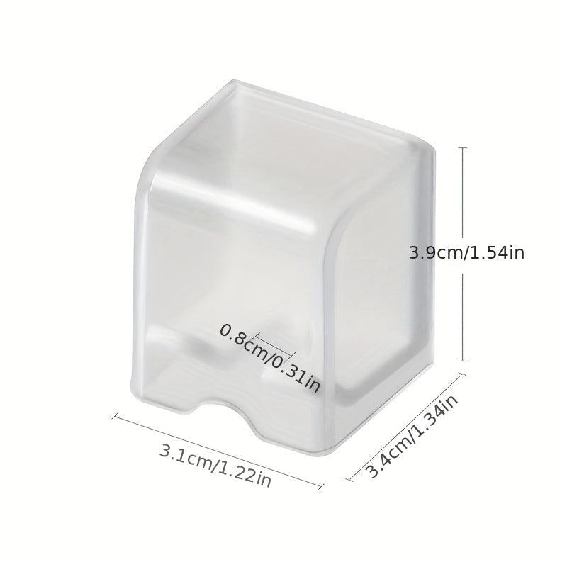 Wall Mounted Toothbrush Holder with Dustproof Lid