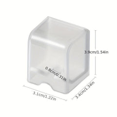 Wall Mounted Toothbrush Holder with Dustproof Lid