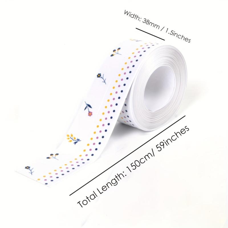Self Adhesive Caulk Tape for Bathroom Bathtub Sink Toilet Floor Wall