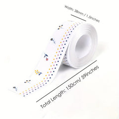 Self Adhesive Caulk Tape for Bathroom Bathtub Sink Toilet Floor Wall