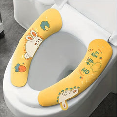 Toilet Seat Cushion 4 Seasons Universal Paste Type Waterproof Mat