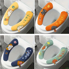 Toilet Seat Cushion 4 Seasons Universal Paste Type Waterproof Mat
