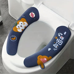 Toilet Seat Cushion 4 Seasons Universal Paste Type Waterproof Mat