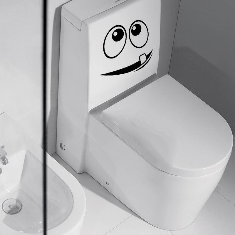 Funny Toilet Lid Decal Wall Sticker Bathroom Decor