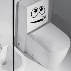 Funny Toilet Lid Decal Wall Sticker Bathroom Decor