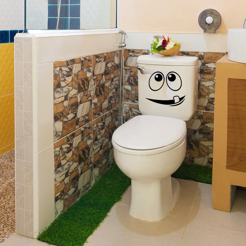 Funny Toilet Lid Decal Wall Sticker Bathroom Decor