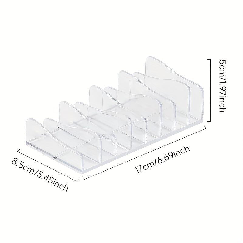 Transparent Cosmetic Storage Rack for Makeup and Skin Care Products