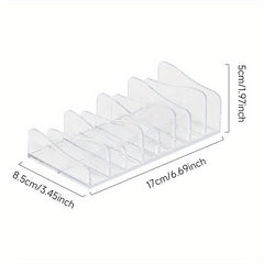 Transparent Cosmetic Storage Rack for Makeup and Skin Care Products