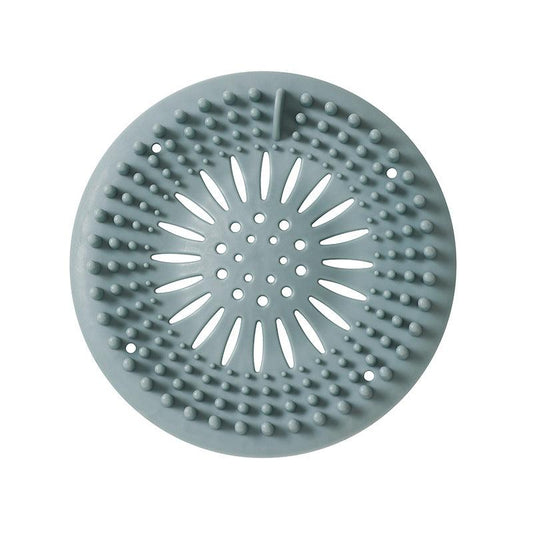 Silicone Hair Catcher Shower Drain Cover Easy Clean Bathroom Kitchen