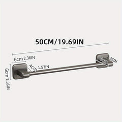 Aluminum Towel Holder Wall Mounted Bathroom Storage Rack