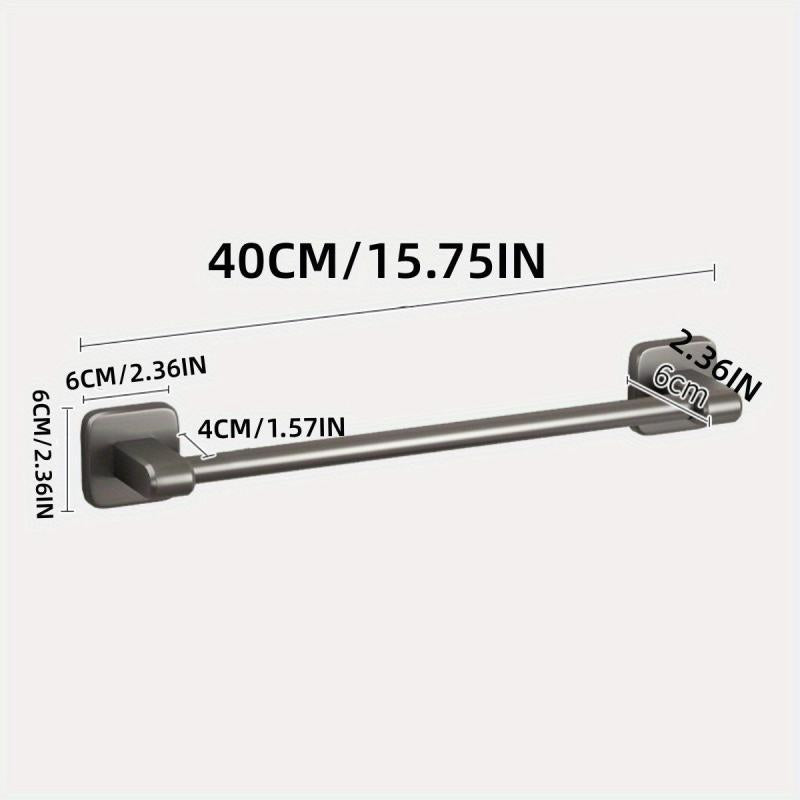 Aluminum Towel Holder Wall Mounted Bathroom Storage Rack