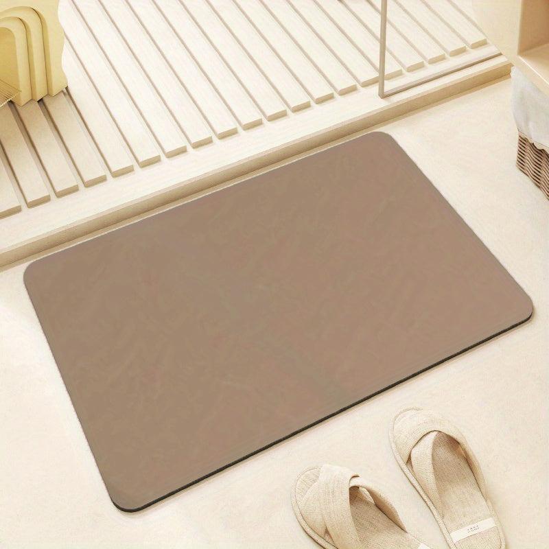 Soft Diatom Mud Bath Rug Non Slip Absorbent Quick Drying Mat