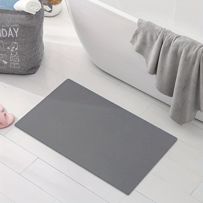 Soft Diatom Mud Bath Rug Non Slip Absorbent Quick Drying Mat