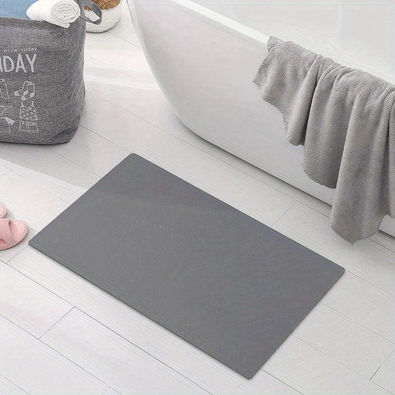 Soft Diatom Mud Bath Rug Non Slip Absorbent Quick Drying Mat
