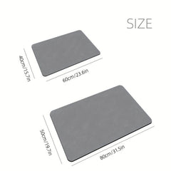 Soft Diatom Mud Bath Rug Non Slip Absorbent Quick Drying Mat