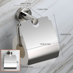 Stainless Steel Bathroom Roll Paper Holder Wall Mounted Toilet Paper Holder